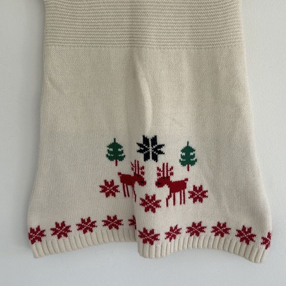 Hanna Andersson Dear Deer Sweater Dress Size US 2T 85 cm Holidays Christmas - Picture 2 of 6